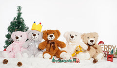 Quaakssi dark brown teddy bear for cuddly playtime