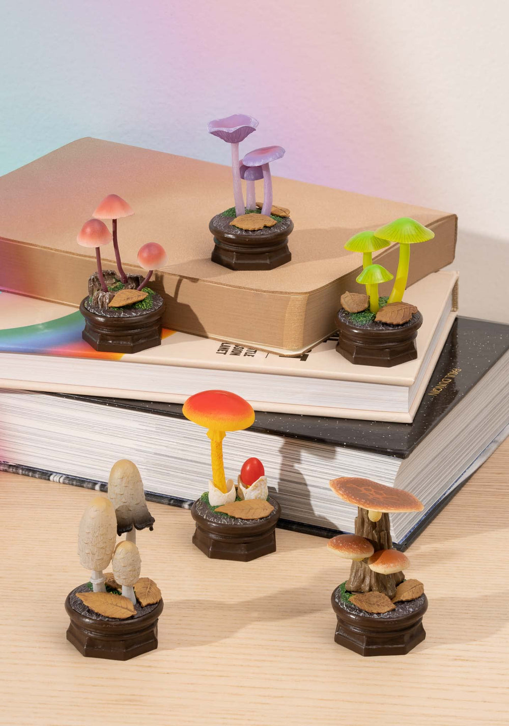 Qualia Mushroom Garden design 2 figurine for display and gifting