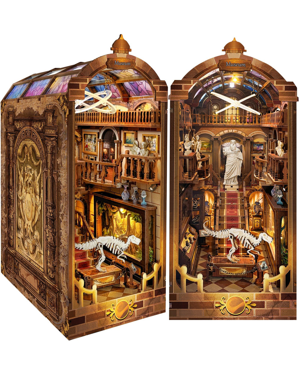Quanquer book nook museum diorama assembly guides sophisticated desk decor