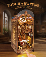 Quanquer DIY wooden miniature house kit for tactile crafting