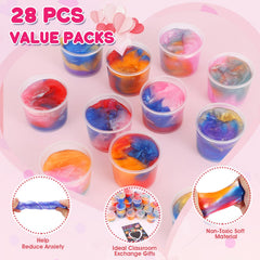 Qudoustar galaxy slime balls featured for tactile, entertaining play.