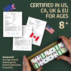 Queensell dominoes family game night highlights kid and adult fun