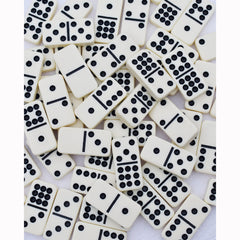 Queensell Dominoes compatible with Mexican Train and Chickenfoot.
