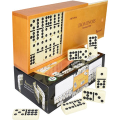 Queensell Dominoes Double Nine balanced weight for smooth play.