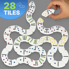 Queensell Loomino tabletop board game on a coffee table