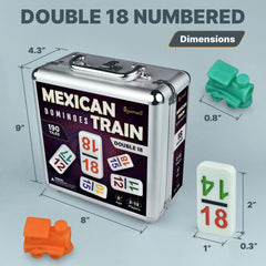 Queensell 190-numbered tiles offer a complete set for family game nights.