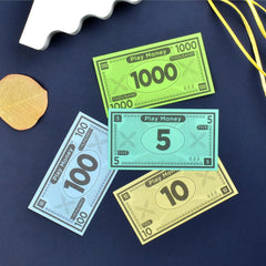 Queensell Play Money helps kids learn money and counting.