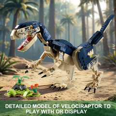 QUENTINAG Detailed stickers add realistic eyes and textures to dinos