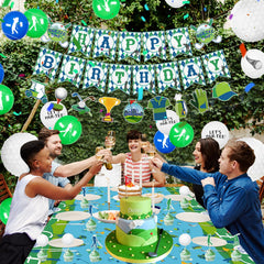 QUERICKY golf tablecloth easy cleanup after celebrations