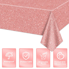 QUERICKY rose gold party setup suitable for birthdays and weddings