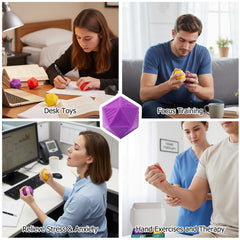 Quibark silicone fidget being squeezed demonstrates soft resilience for daily sensory regulation.