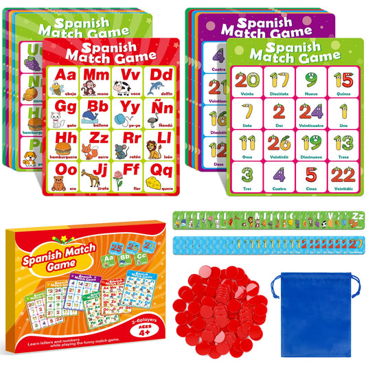 Quilinz double-sided bingo boards for versatile alphabet and number practice