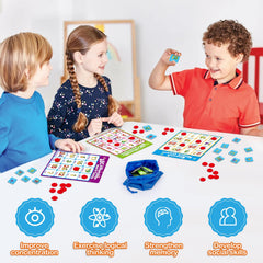 Quilinz flash cards support letter recognition and vocabulary growth during lessons.