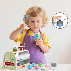 Quimsity Ice Cream Apron and Scoop adds authentic role-play with a coordinating apron.