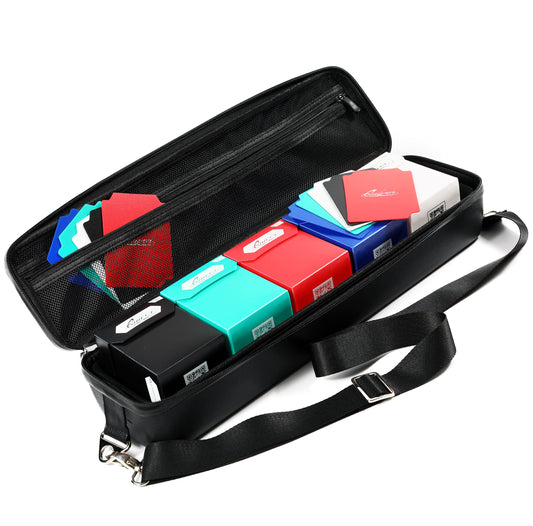 Quiver Time black quiver card case keeps cards organized and protected.