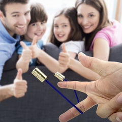 QULNEXA Begleri beads closeup shows textured metal surface for tactile manipulation.
