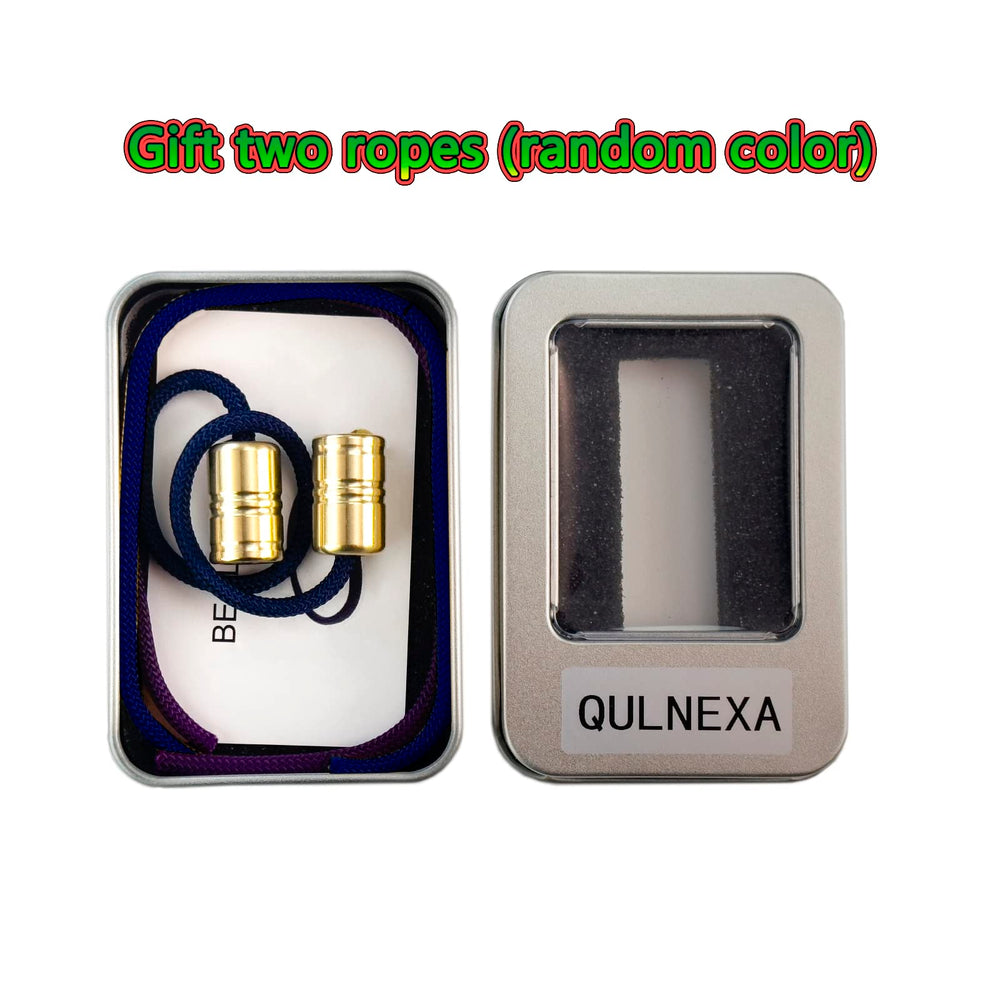 QULNEXA Begleri beads gift packaging highlights elegant design.