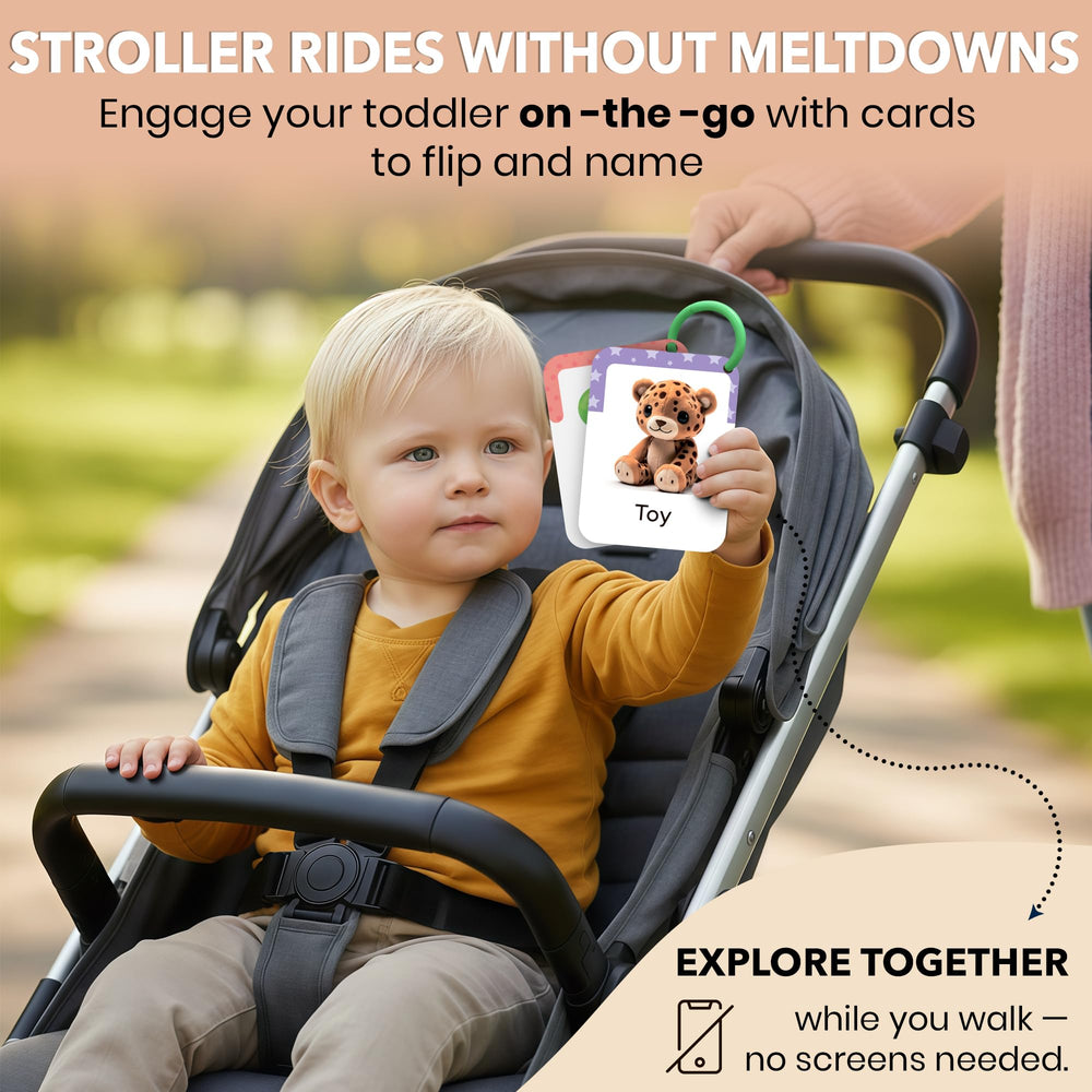 QUOKKA 225 foods flash cards prompt naming and conversation for toddlers.