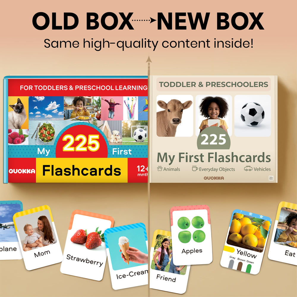 QUOKKA 225 travel flash cards turn errands into calm learning sessions.
