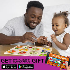 QUOKKA gift-pack puzzle set makes a thoughtful educational present for toddlers.