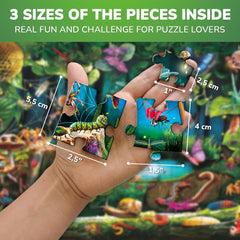 QUOKKA bright, durable cardboard puzzles stay sturdy for years of learning.