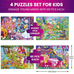 QUOKKA fairy tale puzzle dragon adventure: bold artwork supports problem-solving during play.