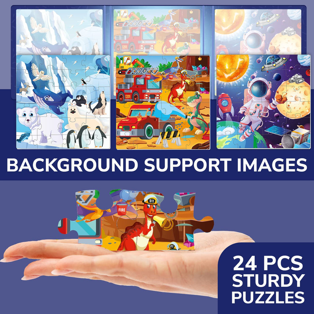 QUOKKA puzzle themes include arctic animals to spark curiosity and storytelling.