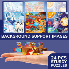 QUOKKA puzzle themes include arctic animals to spark curiosity and storytelling.