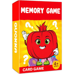QUOKKA Memory Games, colorful characters cards, engaging family play and memory practice