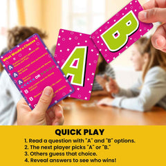 QUOKKA question cards spark conversations about music and movies