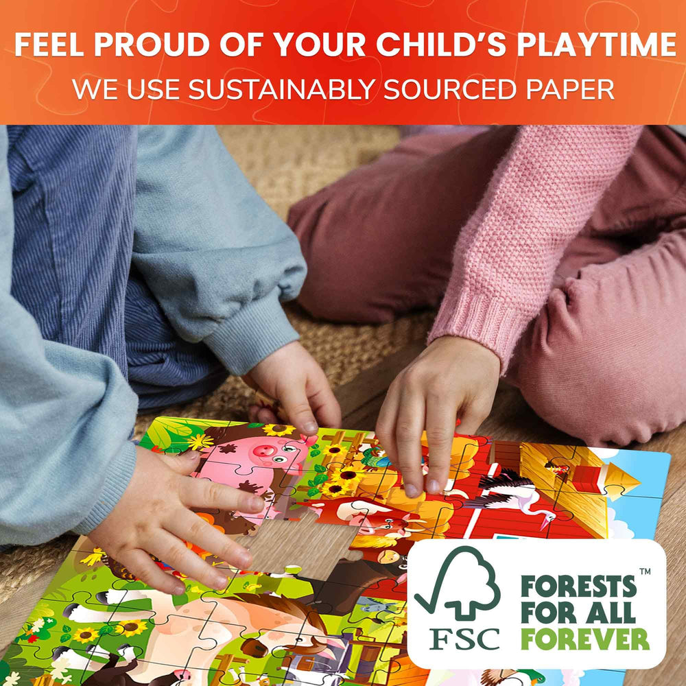 QUOKKA family time puzzle set is a fun way for parents and kids to connect.