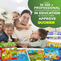 QUOKKA Puzzles gift-ready packaging ideal for holidays and birthdays