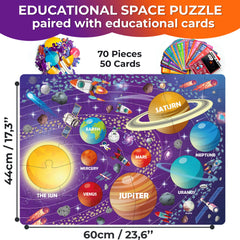 QUOKKA Solar System puzzle on a 30x60 board aiding focused problem solving