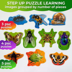 QUOKKA toddler puzzles bee β vivid colors to focus during early learning activities