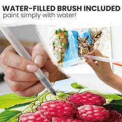 QUOKKA water painting 10 colors reveal showcases simple, engaging art for seniors
