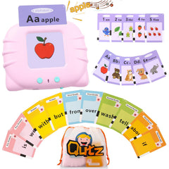 QuTZ ABC Flash Cards cover image shows kid-friendly learning setup for toddlers