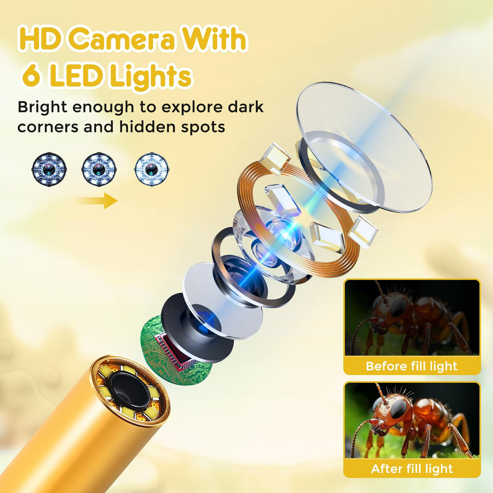 Qvireno Borescope is portable, making it ideal for outdoor adventures.