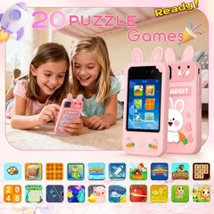 Qvireno Kids Smart Phone Toy MP3 recorder to capture tunes.