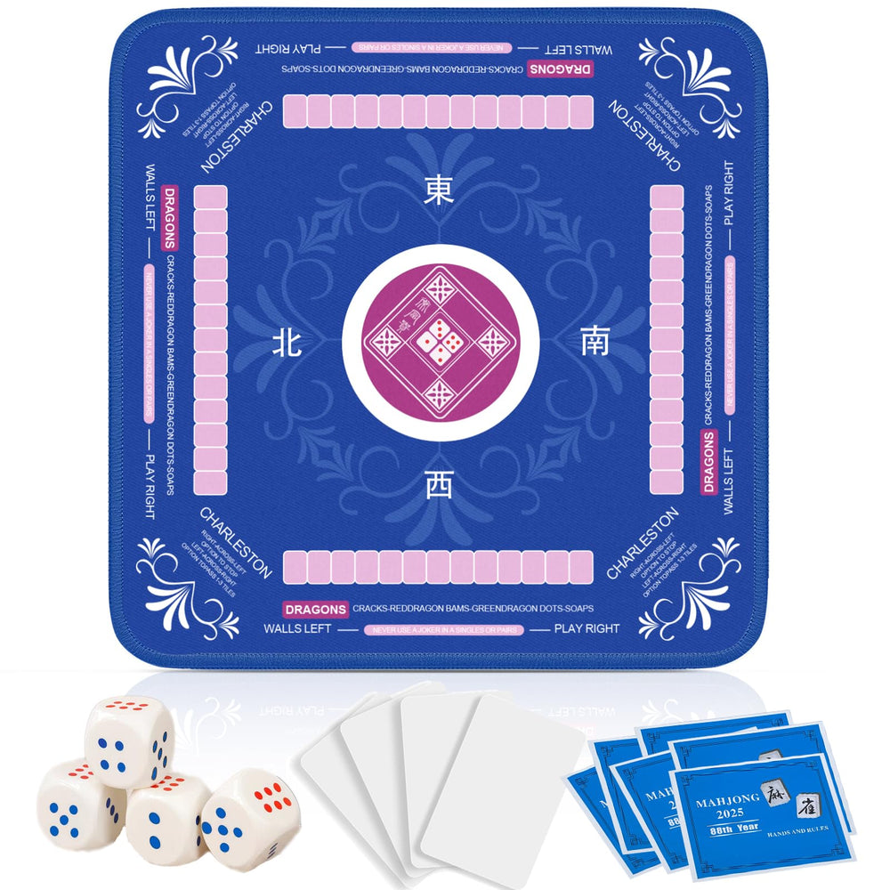 Qwiayeal Mahjong mat surface for smooth, comfortable gameplay.