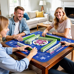 Qwiayeal gift-ready Mahjong mat for family game nights.
