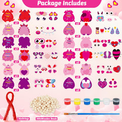 Qyeahkj paper heart stickers and embellishments for quick charming decorations