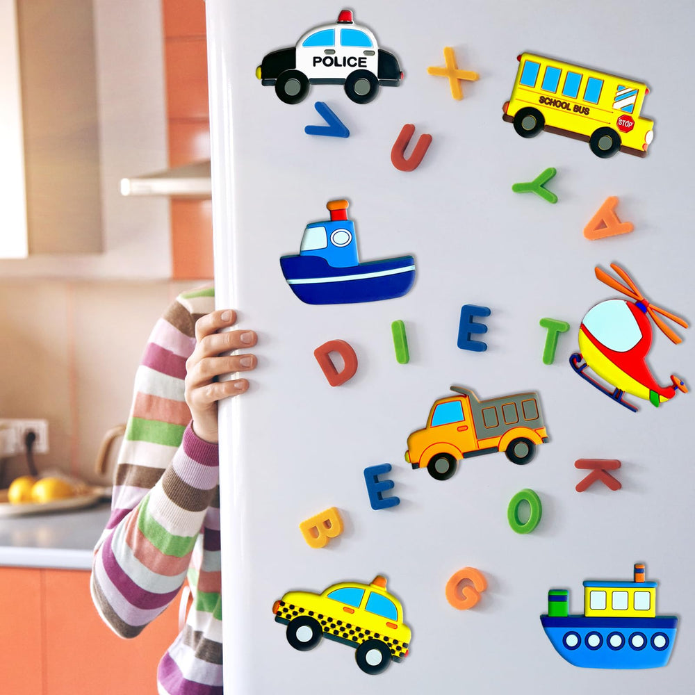QZCPGP fridge magnets train shape for sorting and early math concepts