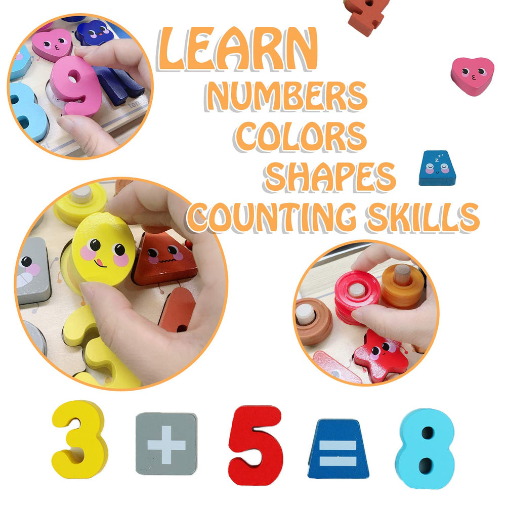 QZMTOY stacking blocks for repeated play and concentration.
