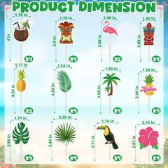 QZYL flamingo toppers add whimsy to birthday cakes