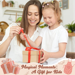 R HORSE practical two-piece set supports kids in baking, cooking, painting, and gardening.