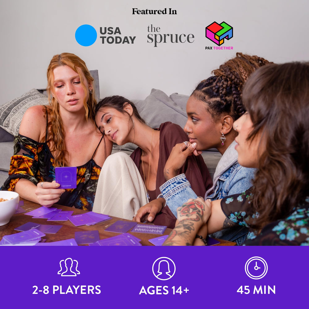 Rabble Sparks past questions deck close-up for origin and childhood conversations