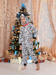 Rabtero Dalmatian Costume soft polar fleece fabric for warmth and comfort