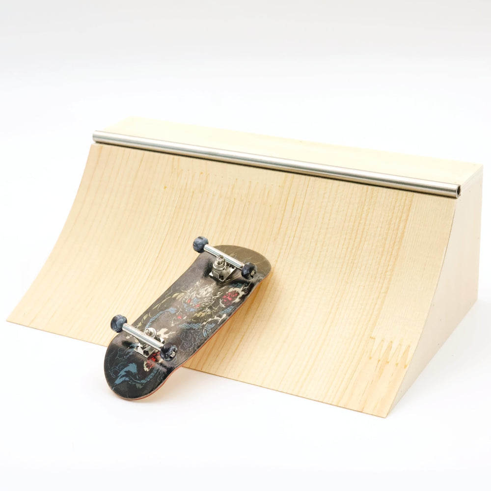 RACOFSB quarter pipe wood ramp handmade for authentic feel and durable practice.