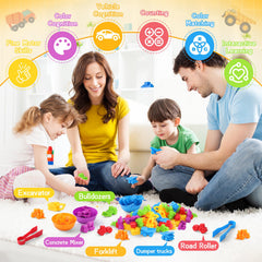 RAEQKS color-recognition play promotes visual sorting skills