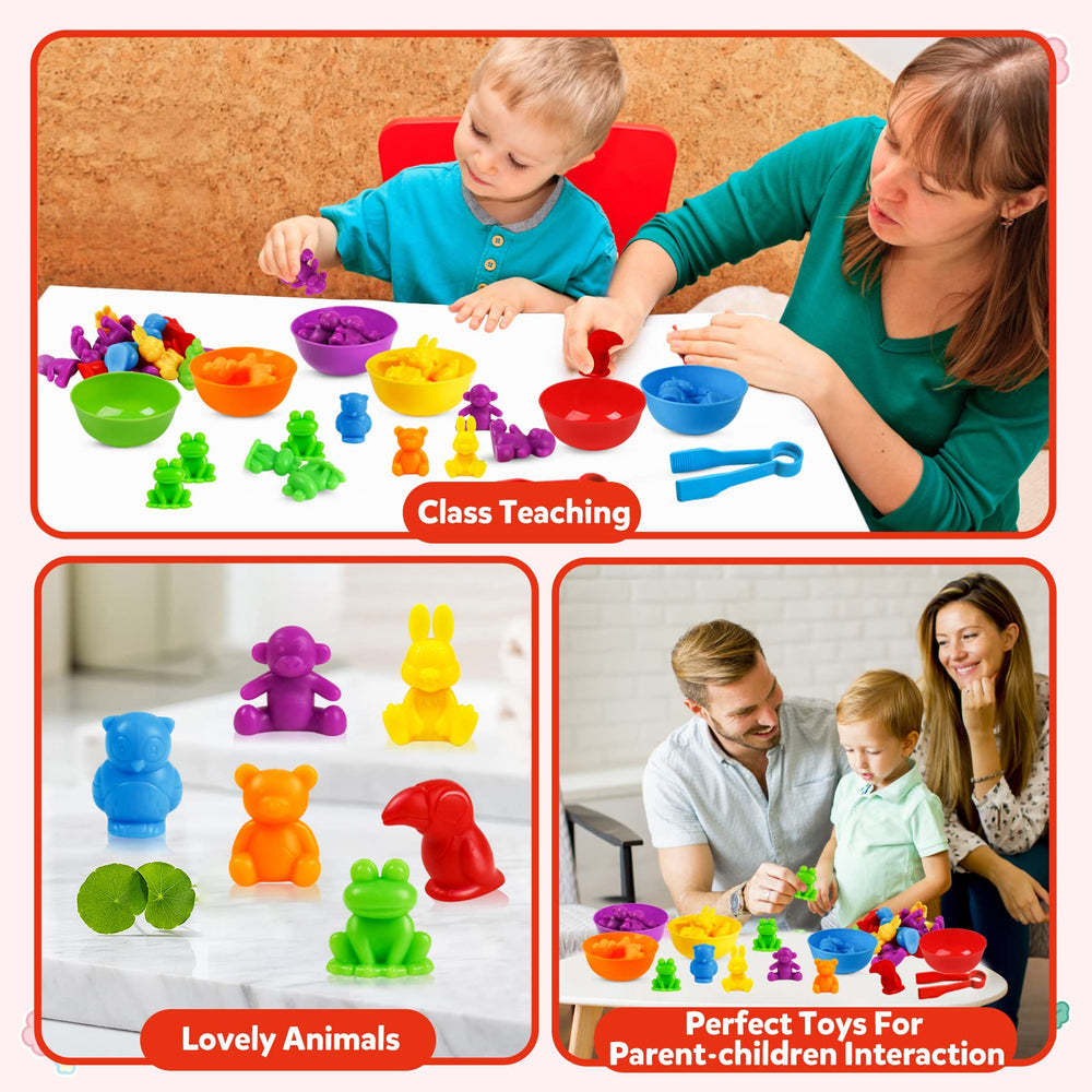 RAEQKS group play scene demonstrates cooperative sorting games for social skills.